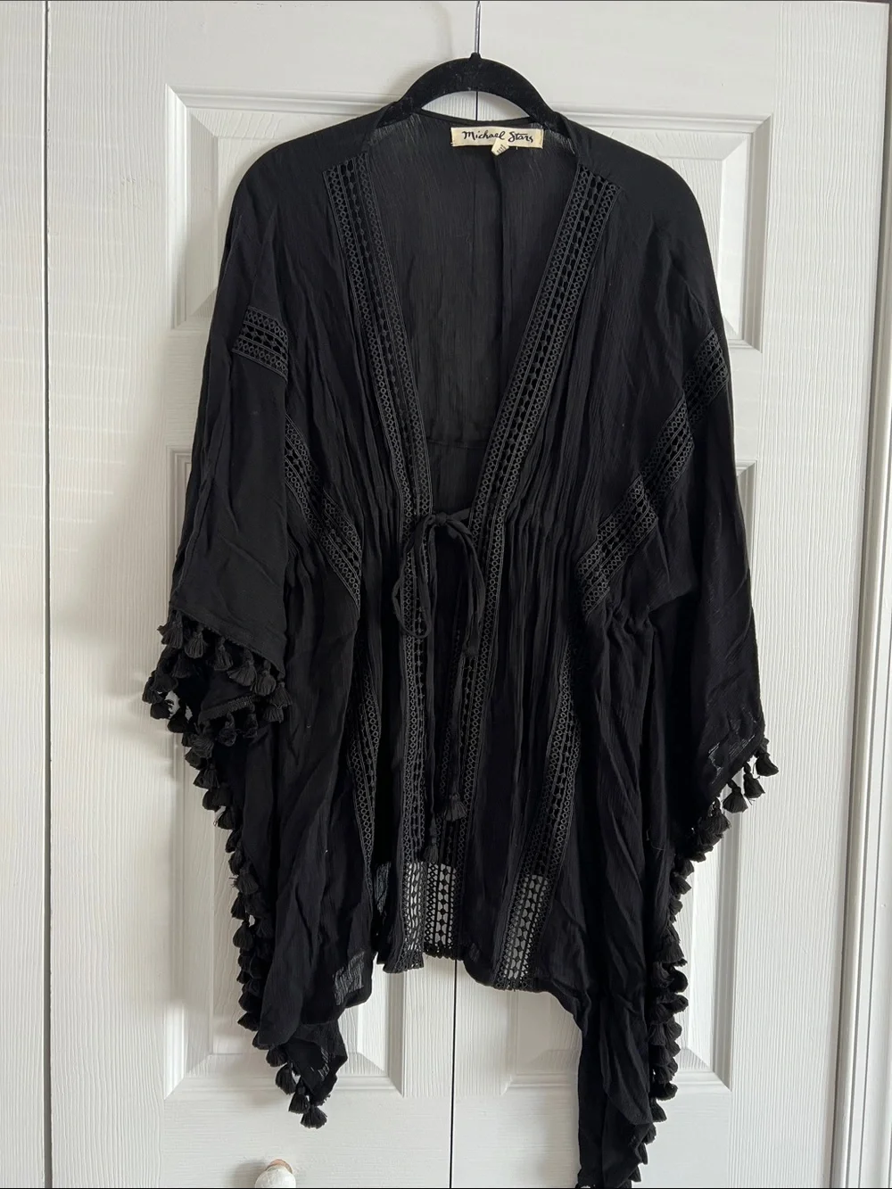 Michael Stars Tassels for All Ruana - Picture 4 of 4